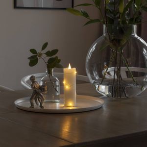 Konstsmide Christmas LED waskaars wit Lichtkleur warmwit 12,7 cm