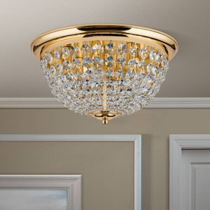 ORION Plafondlamp Plafond, goud/transparant, Ø 47 cm