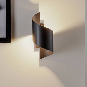 Wandlamp Spiner EMIBIG LIGHTING, dimbaar, zwart, Woon-/ Eetkamer, metaal, Modern, wandlamp