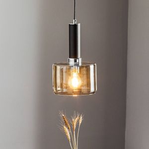 Jupiter Hanglamp Viva, rook/zwart/chroom, 1-lamp
