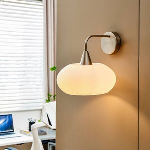 Lucande Sharvil wandlamp van staal en glas