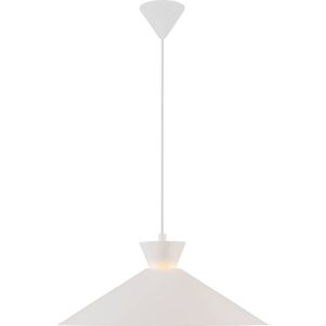 Nordlux Dial hanglamp met metalen kap, wit, Ø 45 cm