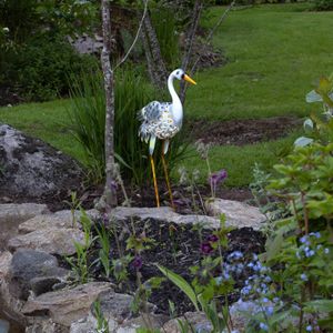 STAR TRADING LED solarlamp Heron als reiger-figuur