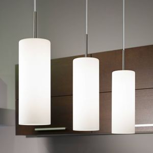EGLO Hanglamp Troy, mat nikkel/gesatineerd, 3-lamps