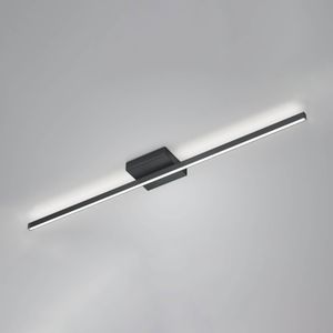 Knapstein LED plafondlamp Nuri up/down 1-lamp zwart