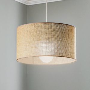 Duolla Hanglamp Jute cylinder bruin Ø40cm 1-lamp