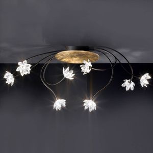 Kögl Fleurige plafondlamp FIORELLA, 8-lichts, helder