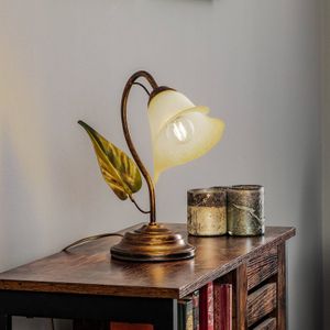 ONLI Tafellamp Miranda 1-lamp, brons