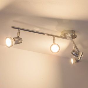 Lindby GU10 LED plafondlamp Arminius met vier lampen
