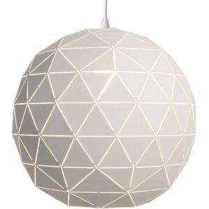 Deko-Light Hanglamp Asterope, Ø 40cm rond, wit