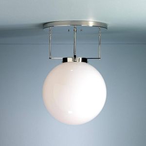 TECNOLUMEN Brandts plafondlamp, Bauhaus-stijl, nikkel, 30 cm