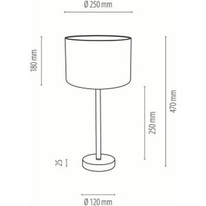 BRITOP Tafellamp Pfau, Ø 25 cm, groen