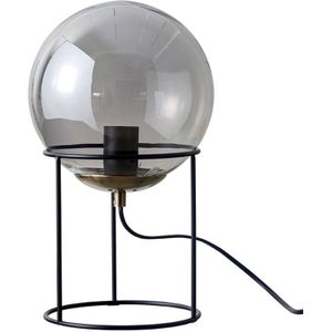 Dyberg Larsen Moon tafellamp met glasbol rook