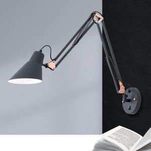 ORION Vrijgezelle wandlamp met veerbalanser en schakelaar