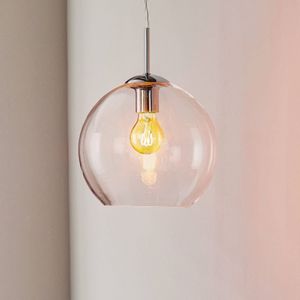 Searchlight Kogelronde glazen hanglamp Balls, 25 cm, helder