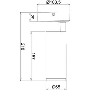 Deko-Light LED plafondspot Lucea, verstelbaar, 10 W zwart