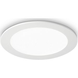 Ideallux LED plafond inbouwlamp Groove Round 3.000K 22,7cm