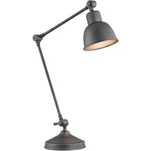 Euluna Emoti tafellamp, antraciet, 45 cm hoog, verstelbaar