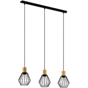 EGLO Hanglamp Palmorla, langwerpig, 3-lamps