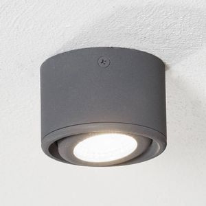 Fabas Luce Kantelbare kop - LED downlight Anzio, antraciet