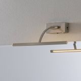 Freelight LED wandlamp Matisse, breedte 34 cm, zilver