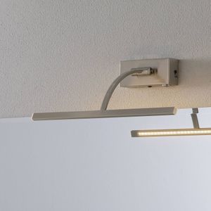Freelight LED wandlamp Matisse, breedte 34 cm, zilver