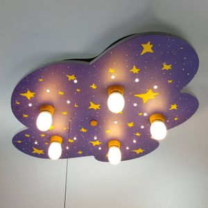 Niermann Standby Plafondlamp nachtelijke hemel 5-lamps 20 LEDs WiFi