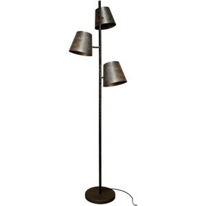 Eco-Light Vloerlamp Colt, 3-lamps, vorst-grijs