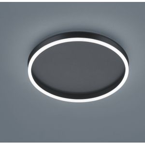 Helestra Sona LED plafondlamp, zwart, Ø 40 cm