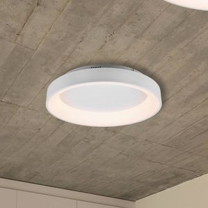 Trio Lighting LED plafondlamp Girona met afstandsbediening, wit