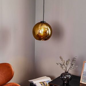Nowodvorski Lighting Polaris hanglamp, spiegelglas, goud