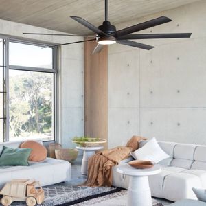 Beacon Lighting - Atlanta - Plafondventilator - Zwart - Dimbaar - Modern