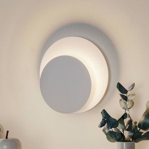EMIBIG LIGHTING Wandlamp Circle in ronde vorm, wit