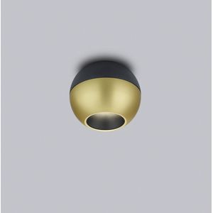Helestra Eto LED plafondspot Ø10cm 927 goud-zwart