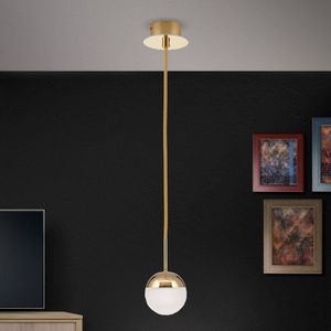 ORION LED hanglamp Ball, 1-lamp, goud