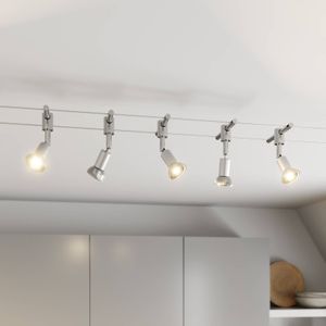 Lindby Kabelsysteem Rope met spots, 5-lamps