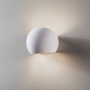 SOLLUX LIGHTING Wandlamp Bullet up/down van keramiek in wit