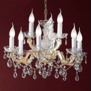 ORION Kroonluchter met ornamenten, 9-lamps