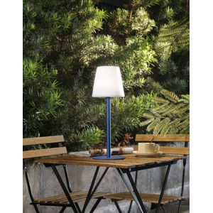 Lindby Azalea LED oplaadbare lamp, afstembaar wit, blauw