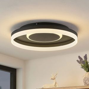 Lindby Felisha LED plafondlamp RGBW zwart
