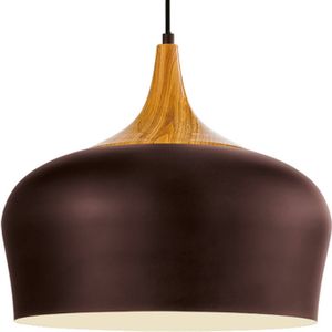 EGLO Obregon - mooi gevormde hanglamp in bruin