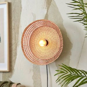 GOOD & MOJO Pantanal wandlamp, naturel/rood