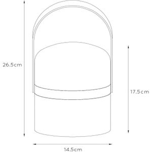 Lucide Joe draagbare LED tafellamp voor Innes en buiten