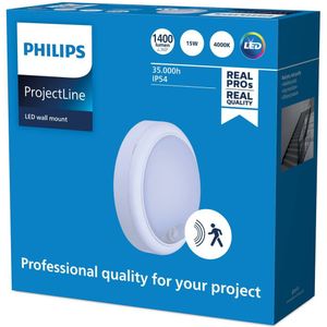 Philips Wall-mounted wandlamp sensor Ø 18,2cm 840