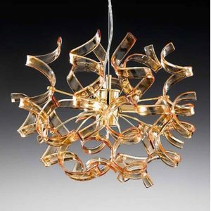 Metallux Fraaie hanglamp Amber, diameter 40 cm