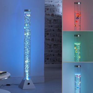 JUST LIGHT. Waterzuil Ava met LEDs en vissen, hoogte 120 cm