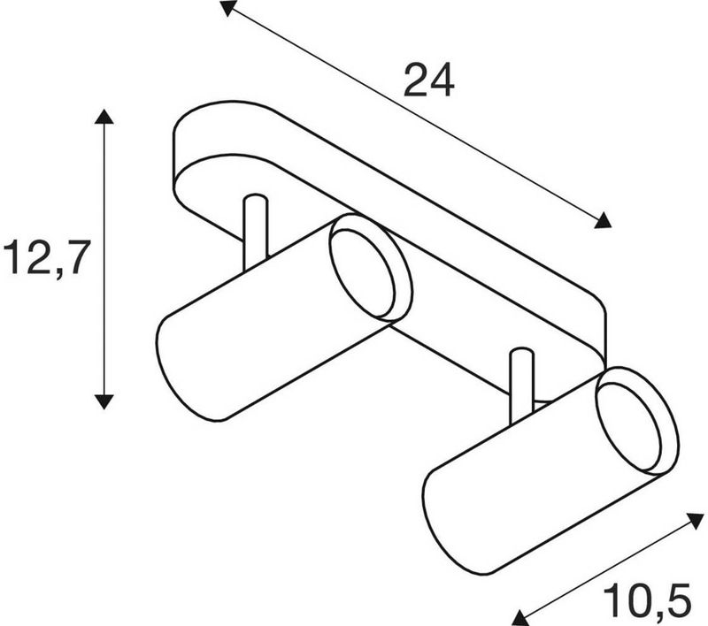 Noblo® - Plafondlamp - 2-Lamps - Dimbaar - LED - Warmwit Licht
