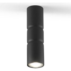 Metallux Opbouw plafondlamp Turbo, vaststaand, zwart