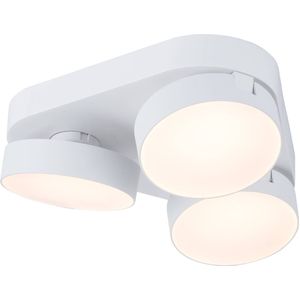 LUTEC LED plafondspot Stanos, CCT, 3-lamps, wit