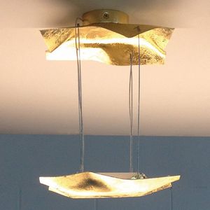 Knikerboker Piccola Crash - hanglamp afgewerkt met bladgoud